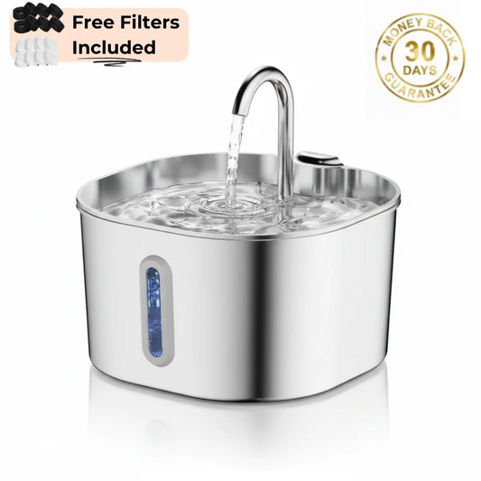 LumaFlow™ Flow Pet Fountain — Fresh, Filtered Water 24/7