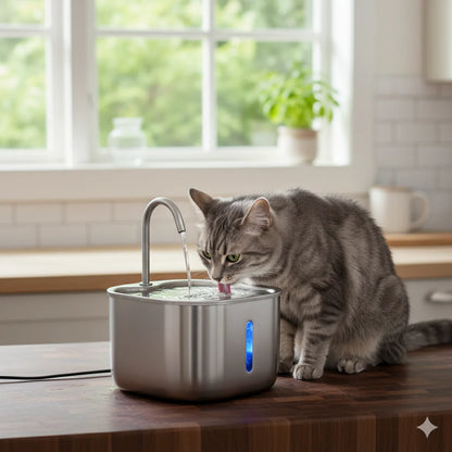 LumaFlow™ Flow Pet Fountain — Fresh, Filtered Water 24/7